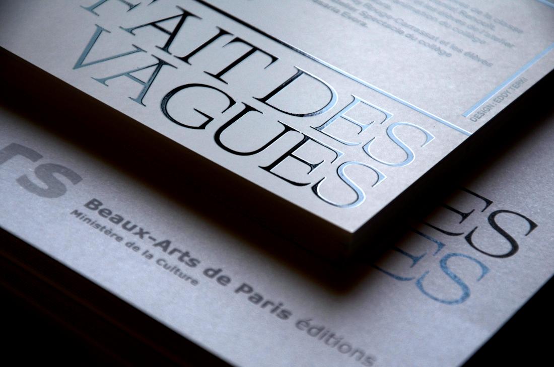 eddy terki c'est le terrain qui fait des vagues design graphique graphisme édition